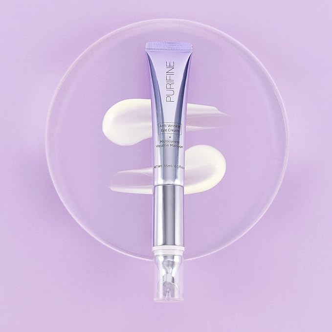 Eye Cream for Wrinkles and Fine Lines Microcurrent Massage Anti-wrinkle Eye Cream Anti Aging 0.5 fl oz-Velvo Beauty
