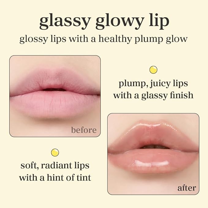 NOONI Korean Lip Oil - Applecoco | Lip Stain, Gift, Long-Lasting, Moisturizing, Plumping, Revitalizing for Dry Lips, Waterproof, No Peel Off, Korean Lip Tint, Clear Lips, Mother's Day, 0.12 Fl Oz-Velvo Beauty