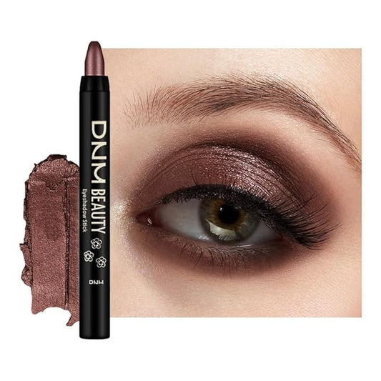 Kaely Cream Eye Shadow Sticks, Rich Brown Shimmer Eyeliner Pencil Eyeshadow Palette Makeup, Eye Highlighter Brightener Stick for Older Women Waterproof Pigmented, sombras para ojos, New-76-Velvo Beauty