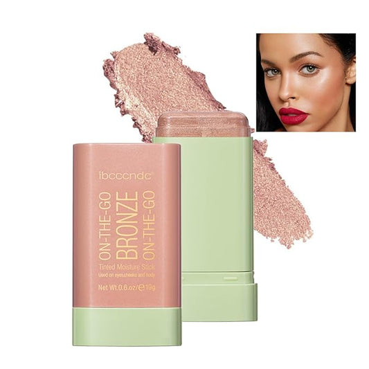Cream Contour Stick,Bronzer Contouring Stick Facial Cream Highlight Contour Shaping Face Bronzer Makeup Blendable,Long Lasting 02-Soft Glow-Velvo Beauty
