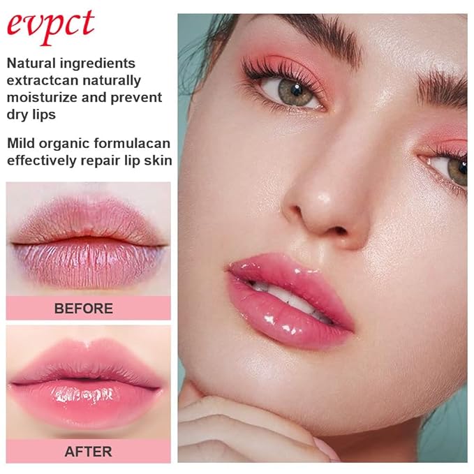 evpct 3Pcs Magic Color Changing Lipstick 24 Hours Original for Women Lasting Waterproof, Aloe Vera Strawberry Black Red Cherry PH Mood Permanent Hardpointing color changing Lipstick Tinted Lip balms-Velvo Beauty