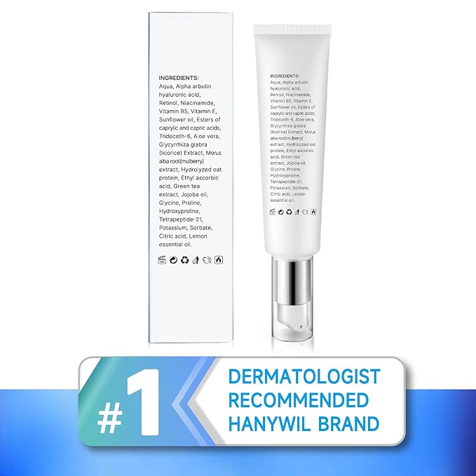 HANYWIL Dark Spot Corrector Cream for Hyperpigmentation,Brightening Serum for Face & Body,Rapid Fade Treatment for Sun Spots, Age Spots & Melasma,Dermatologist-Tested Skin Tone Evenser (2.0 Fl Oz)-Velvo Beauty