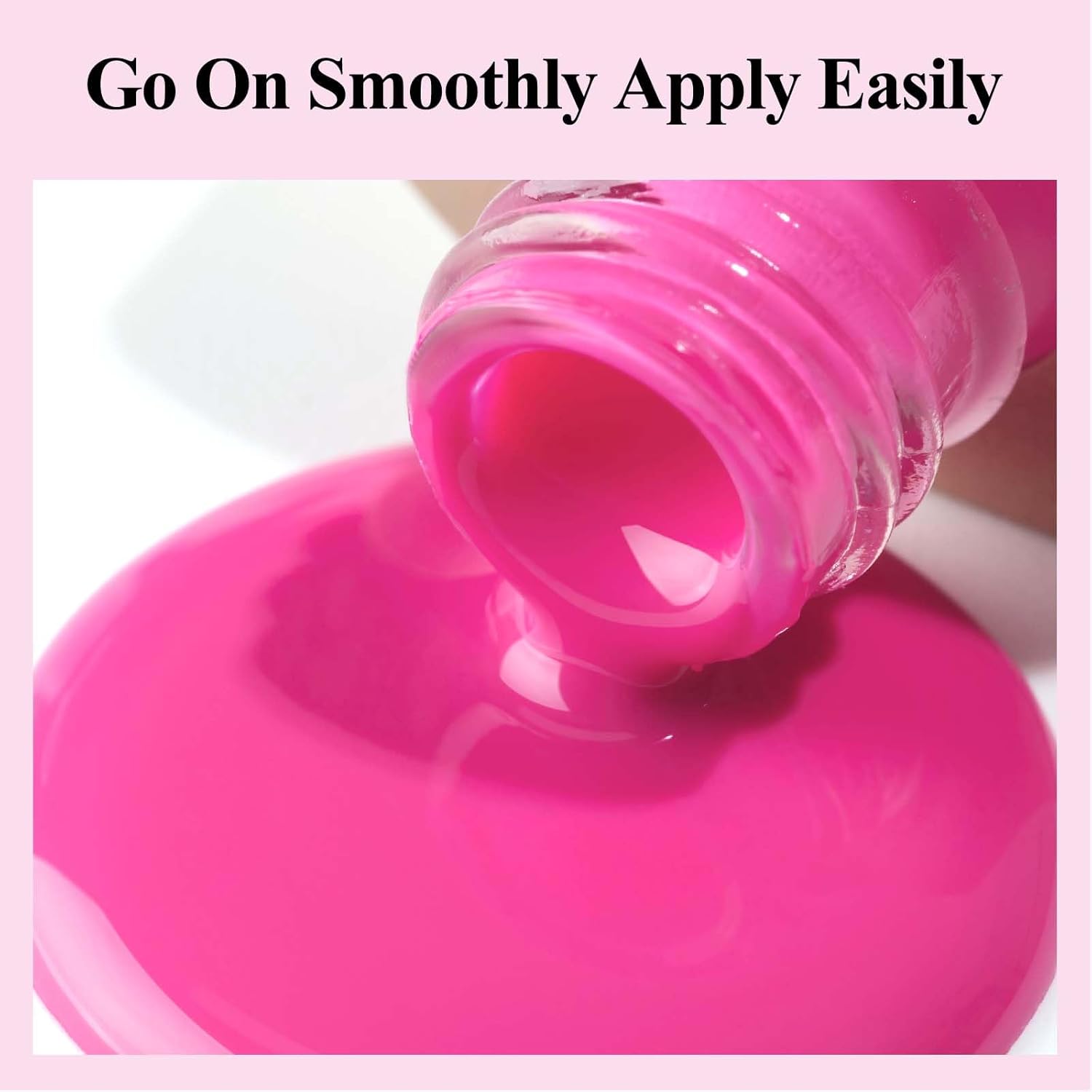 Nail Polish Hot Pink, Air Quick Dry, Nail Lacquer Fuschia Pink Long Lasting & Fast Drying, Color Nail Pigment Oil-based High Coverage for Nail Art Finger Nail Concealer Polish, 1PC 12ML-Velvo Beauty