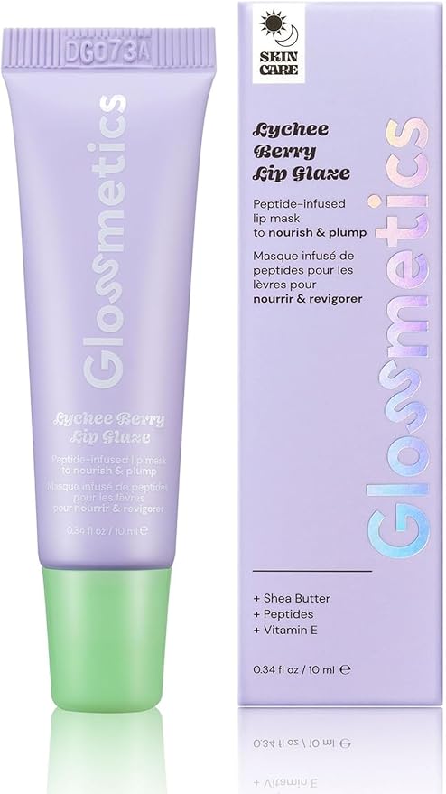 Glossmetics Lychee-Berry Overnight Lip Mask - Hydrating, Moisturizing Lip Balm for Soft, Smooth Lips (Pack of 2)-Velvo Beauty