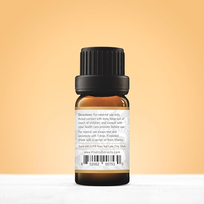 Vitality Extracts Frankincense Essential Oil - 10ml, Boswellia Serrata, Aromatherapy, Skin Care, Natural Calm, Rest & Relaxation, Yoga, Comfort-Velvo Beauty