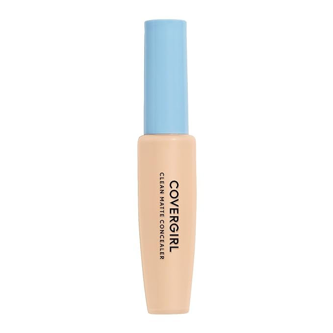 COVERGIRL - Clean Matte Concealer, Oil-Free, Lightweight Formula, Blendable, Natural-Looking Coverage, 100% Cruelty-Free-Velvo Beauty
