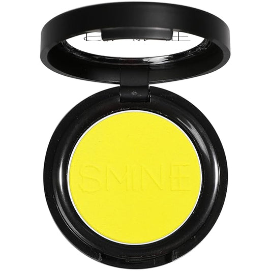 IS'MINE Single Yellow Matte Eyeshadow Powder Palette High Pigment, Longwear, Intense Color Best Yellow Eyeshadow-Velvo Beauty