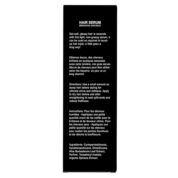 Herstyler Argan Oil Serum for Natural Shine - Anti-Frizz Straightening Serum for Damaged Tresses (Pack of 2)-Velvo Beauty