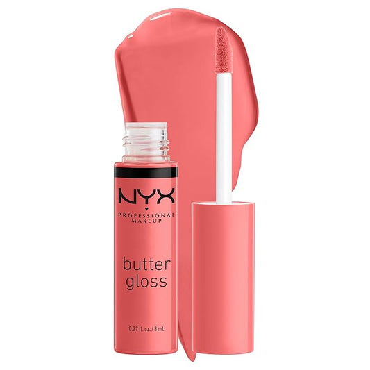 NYX PROFESSIONAL MAKEUP Butter Gloss, Non-Sticky Lip Gloss - Creme Brulee (Natural)-Velvo Beauty
