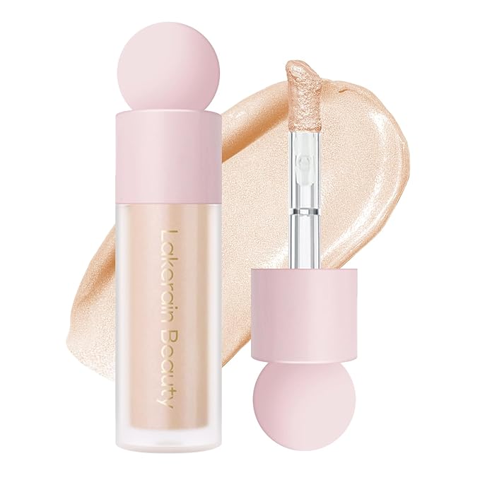 KYDA Liquid Highlighter, High Glossy Face Illuminator, Radiant Glow Liquid Filter, Silky Creamy Face Enhancing Makeup, Buildable Formula-Starlight-Velvo Beauty