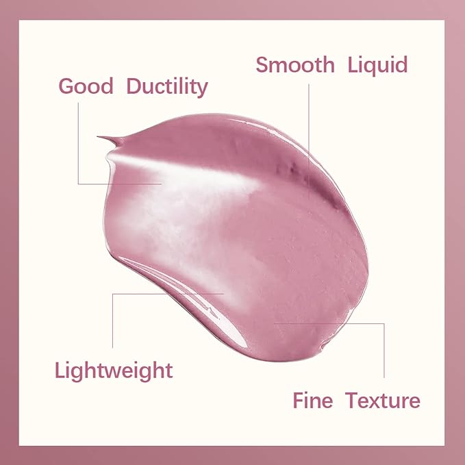 Erinde Liquid Cream Blush, Soft Dewy Face Blush, Natural Matte Finish Looking, Long-lasting Cheek Tint, Lightweight Blendable Feel, Moisturizing Face Blush for Cheek, 03-Velvo Beauty