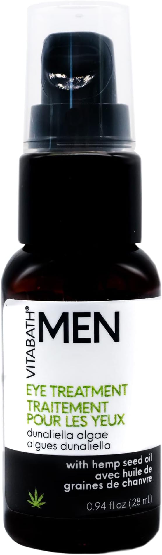 Vitabath Men's Eye Treatment Face Cream Moisturizer Soothe & Reduce Bags, Dark Circles, Puffiness & Look of Wrinkles Around Eyes, Unscented - 0.94 fl oz-Velvo Beauty