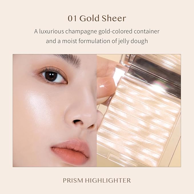 CLIO PRISM HIGHLIGHTER 01 GOLD SHEER-Velvo Beauty