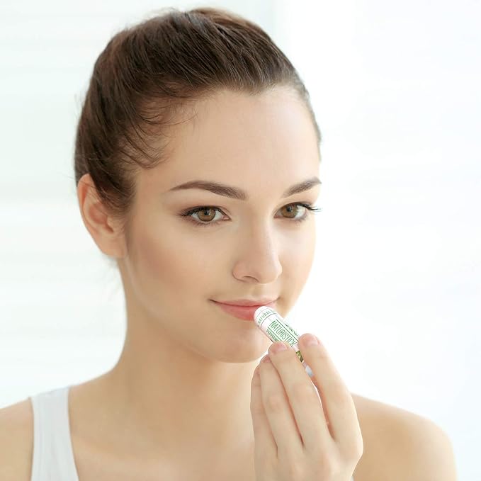 7-Pack Peppermint Lip Balm Gift Set by Naturistick. 100% Natural Ingredients. Best Beeswax Chapstick for Dry, Chapped Lips. Made in USA-Velvo Beauty