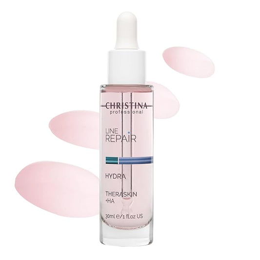 Christina Line Repair Hydra Theraskin +HA Face Serum - 30 ml - Wrinkle Smoother, Hyaluronic Acid and Hygroplex for Aging Skin - For Dry, Normal and Oily Skin Types-Velvo Beauty