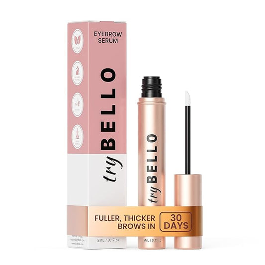 Eyebrow Growth Serum | Natural Thickening & Strengthening Formula | Biotin, Peptides, and Botanical Extracts | Vegan, Gentle, Non-Irritating-Velvo Beauty