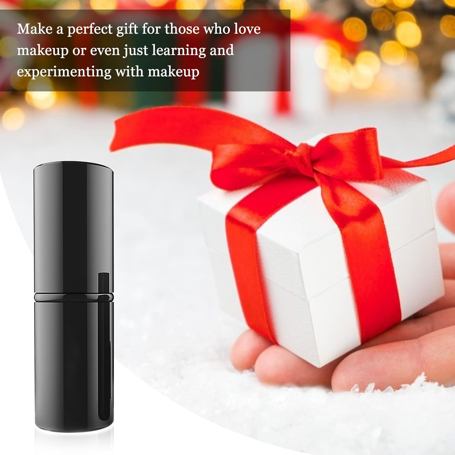 Falliny Retractable Makeup Brush, Angled Kabuki Powder Foundation Sunscreen Makeup Brush, Travel Face Blush Brush with Cover for Blush, Bronzer, Buffing, Concealer, Highlighter,Powder Cosmetics-Velvo Beauty