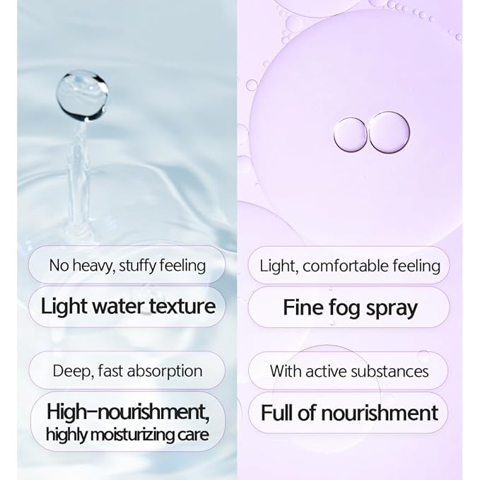 LALACHUU Glow Mist Serum – Hydrating & Soothing Face Mist Artemisia, Centella Asiatica, Evening Primrose, Korean Skin Care, Made in Korea, for Sensitive Skin (Intensive, 3.38 oz)-Velvo Beauty