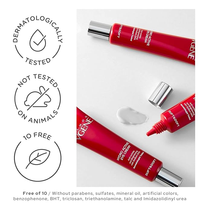 DUFT & DOFT Vgene Hydro Firming Lifting Booster Eye Cream - Anti Wrinkle, Dark Circles, Depuffing with Collagen and Niacinamide 0.9 Fl Oz-Velvo Beauty