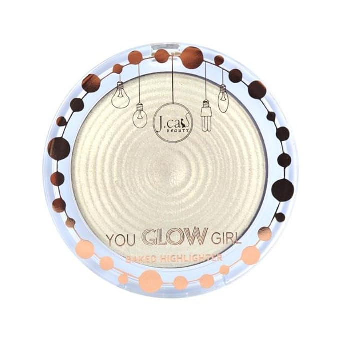 J.CAT BEAUTY You Glow Girl Baked Highlighter - White Goddess-Velvo Beauty