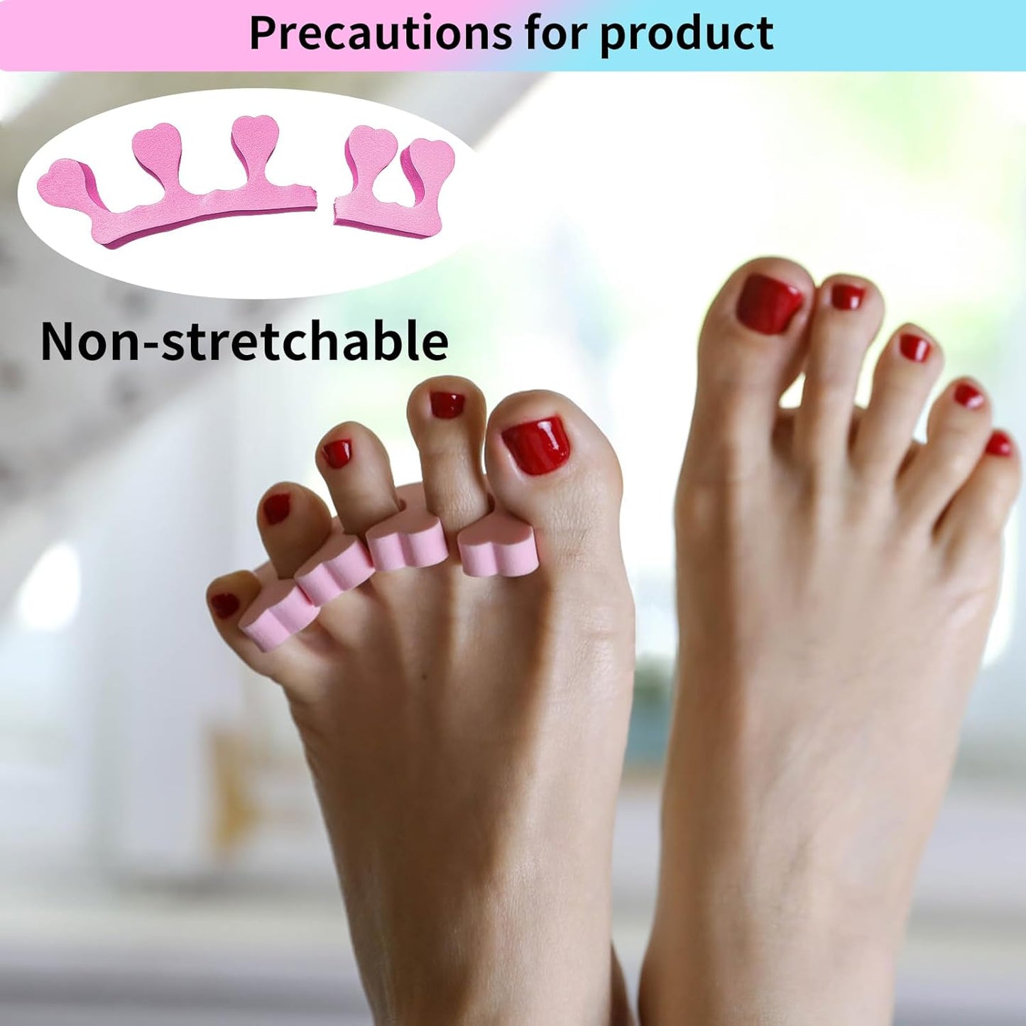 SUNFATT Foam Toe Separators,Toe Spacers for Women,Pedicure Toe Separators for Separating Toenails or Nails,Easy Finger and Toenail Polish Grooming,Soft Foams Pedicure Tools.12pcs-Velvo Beauty