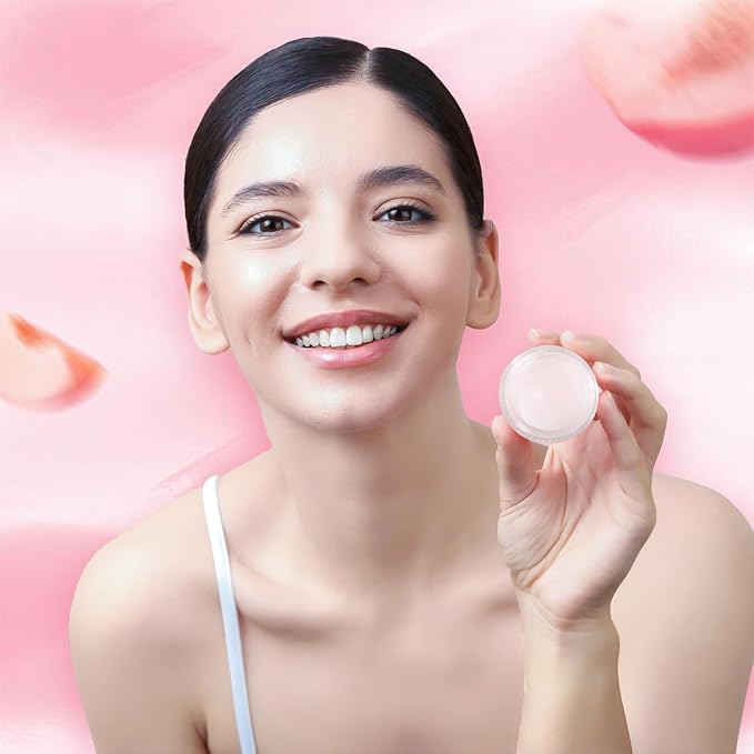 Lip Sleeping Mask,Moisture Lip Mask Overnight,Night Repair Sleeping Lip Balm,Sleeping Lip Butter Balm to Moisturize & Nourish Dry Cracked Lips,Lip Treatment Mask,Peach Lip Mask(20g, 0.7 oz)-Velvo Beauty