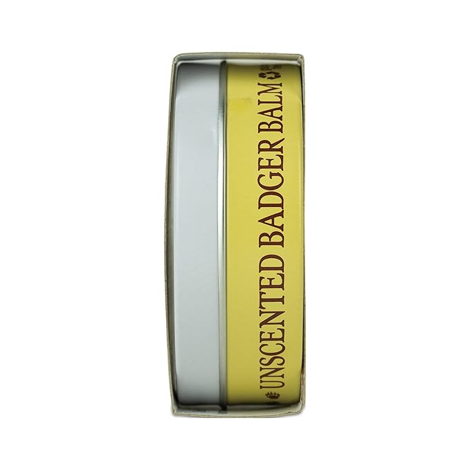 Badger - Unscented Dry Skin Balm, Sensitive Skin Balm, Moisturizing Balm for Dry Cracked Skin, Unscented Balm, Skin Moisturizer Balm, 2 oz (3 Pack)-Velvo Beauty