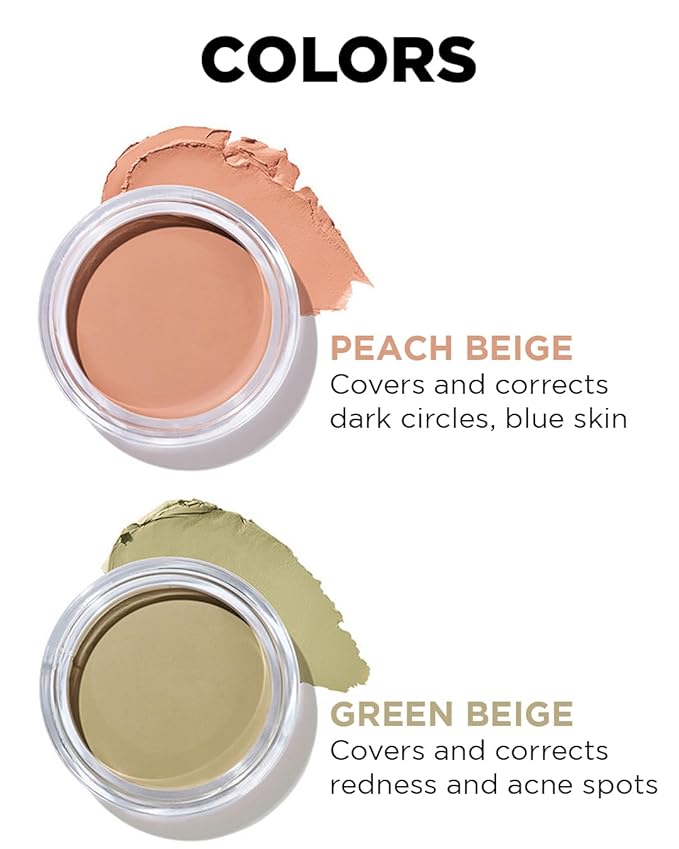 THESAEM Cover Perfection Pot Concealer #Green Beige - High Adherence & Coverage Balm, Conceals & Corrects Redness Spots, Matte Finish Sebum Control for Oily and Combination Skin-Velvo Beauty