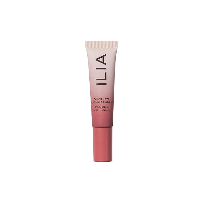 ILIA - Color Haze Multi-Use Matte Pigment | Cream Blush + Lip Color In One | Nourishing, Fuss-Free Application | Non-Toxic, Vegan, Cruelty-Free, Silicone-Free (Temptation Soft, 0.23 fl oz | 7 ml)-Velvo Beauty