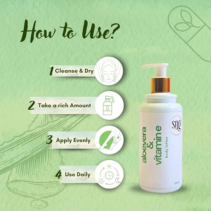 Aloe Vera Lotion for Dry Skin - Hand & Body Moisturizing Vitamin E Lotions 10.14 Fl Oz - Waterlily, Argan oil and Almond oil Extracts Skincare-Velvo Beauty