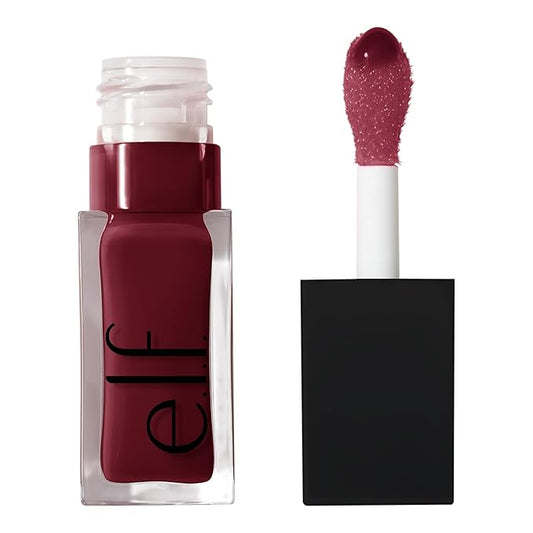 e.l.f. Glow Reviver Lip Oil, Nourishing Tinted Lip Oil For A High-shine Finish, Infused With Jojoba Oil, Vegan & Cruelty-free, Jam Session-Velvo Beauty