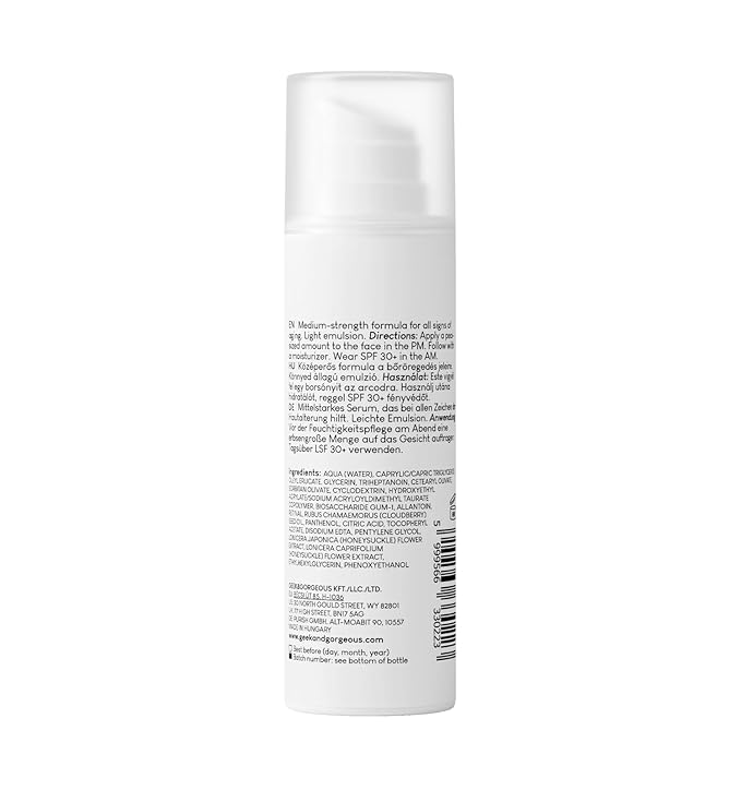 Geek & Gorgeous - A-Game 5-0.05% Retinal serum - silky, light with medium-strength retinal, anti-aging - all skin types, especially combination & oily skin, 1 oz-Velvo Beauty
