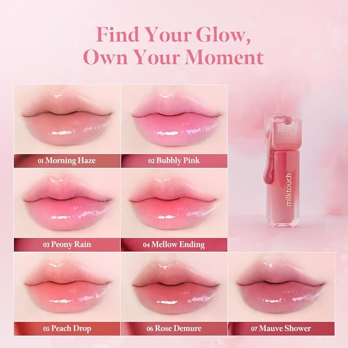 MILKTOUCH Dew Stain Sheer Lip Gloss (03 Ocean Dew, 0.14 Fl Oz (Pack of 1))-Velvo Beauty