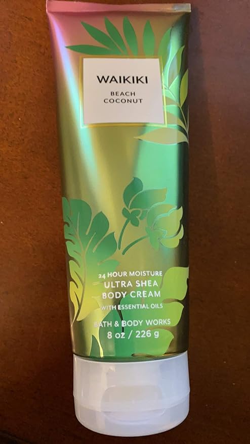 Bath and Body Works WAIKIKI - BEACH COCONUT Ultra Shea Body Cream 8 Ounce (2020 Edition)-Velvo Beauty