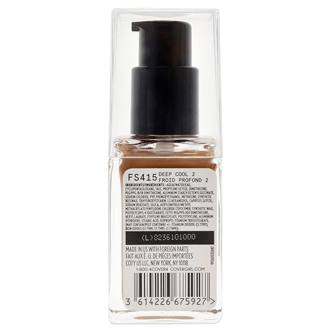 COVERGIRL Matte Ambition, All Day Foundation, Deep Cool 2, 1.01 Ounce-Velvo Beauty