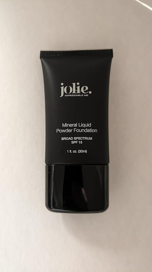Jolie Mineral Liquid Powder Foundation SPF 15 1 Fl. Oz. Hypoallergenic - For All Skin Types (Cream Beige)-Velvo Beauty