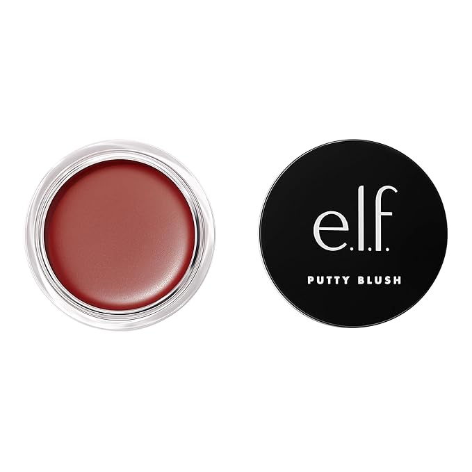 e.l.f. Putty Blush, Creamy & Ultra Pigmented Formula, Infused with Argan Oil & Vitamin E, Maldives, 0.35 Oz-Velvo Beauty