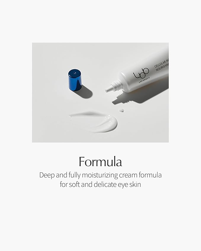 LBB Cellular Intensive Nourishing Eye Cream - Vegan Eye Lifting Treatment - Improves Wrinkles, Anti Aging, Nourishing - Tangerine Cellular Water, Shea Butter, Vitamin E, 0.5 oz.-Velvo Beauty