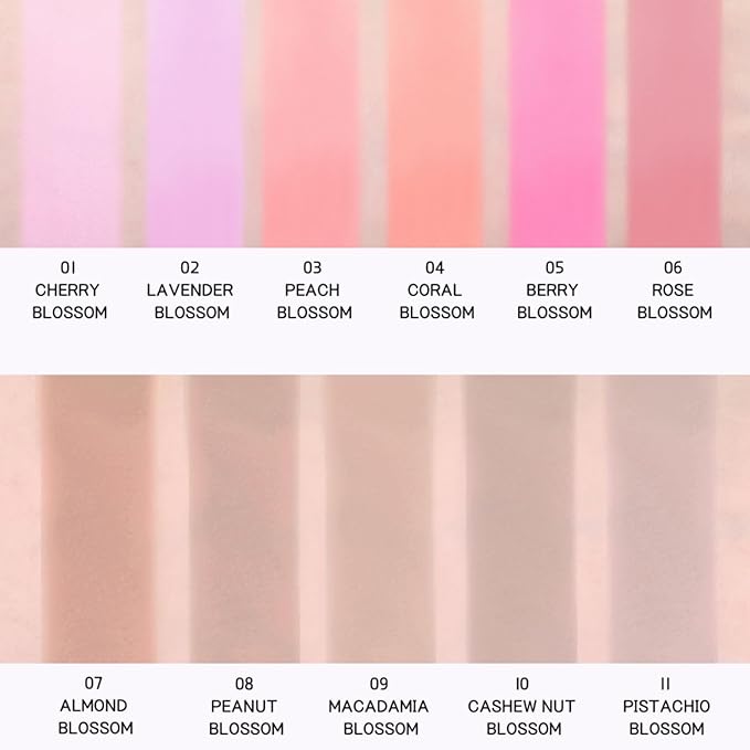 BBIA Last Blush 11 Color / 0.09oz - High Pigment Makeup Blush, Shape, Contour & Highlight Face, Long-lasting, Matte Finish (06 ROSE BLOSSOM)