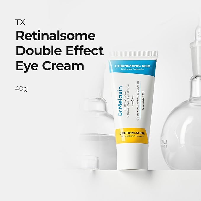 TX Retinalsome Eye Cream with Adenosine Niacinamide for Fine Lines, Wrinkles & Dark Spots | Daily Anti-Aging Under Eye Care | 40g - Korean Skincare-Velvo Beauty