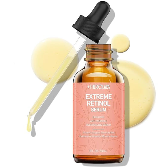 Retinol Serum for Face 2.5%, B5 Resurfacing Retinol Serum with Vitamin C, Vitamin E, Hyaluronic Acid, Niacinamide, Peptide for Anti-Aging, Wrinkle Smoothing, Dark Spot Corrector, Brighten Dullness-Velvo Beauty