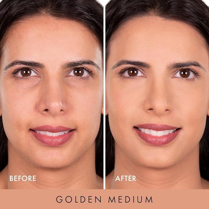 Wander Beauty Wanderlust Powder Foundation - Golden Medium - Blur & Even Skin Tone - Perfect & Hydrate With Hyaluronic Acid, Aloe, Honeysuckle, & Vitamin E - Lightweight, Buildable Coverage - 0.31 oz-Velvo Beauty