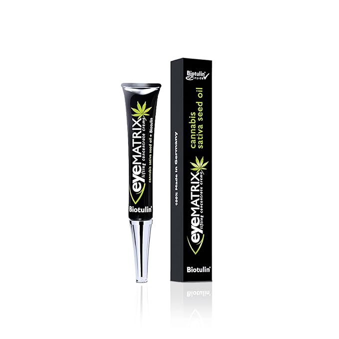Biotulin - EyeMatrix 0.5 oz - Anti-wrinkle moisturizing cream with concentrated Spilanthol and Hyaluronic Acid - Smoothed eye contours, refreshed look, and reduced dark circles-Velvo Beauty