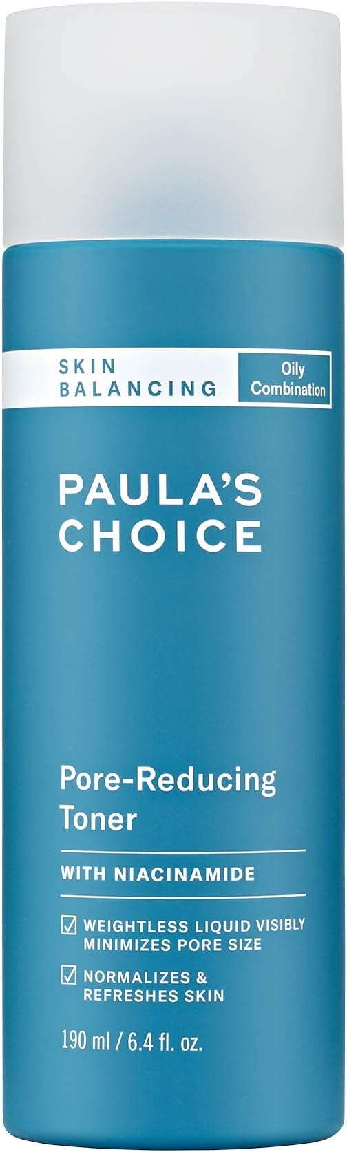 Paula's Choice Skin Balancing Pore-Reducing Toner for Combination and Oily Skin, Minimizes Large Pores, 6.4 Fluid Ounce Bottle-Velvo Beauty