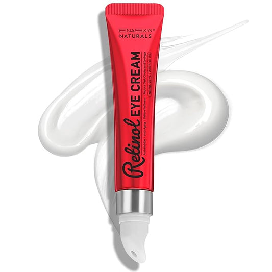 Retinol Under Eye Cream for Dark Circles & Puffiness, Daily Wrinkle Cream, Anti Aging Line Smoothing Skin Care Treatment for Women and Men, 1.7 fl. oz-Velvo Beauty