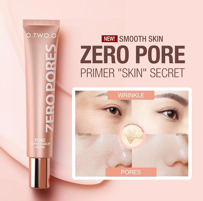Professional Makeup Primer - Moisturizing, Oil-Free, UV Protection, Pore Minimizing, Wrinkle Smoothing, Long-lasting, Even Tone, Natural Finish-Velvo Beauty