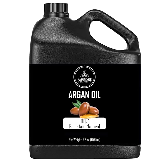 Naturevibe Botanicals Argan Oil 32 Ounces | 100% Pure and Natural | Great for Skin Care and Hair Care-Velvo Beauty