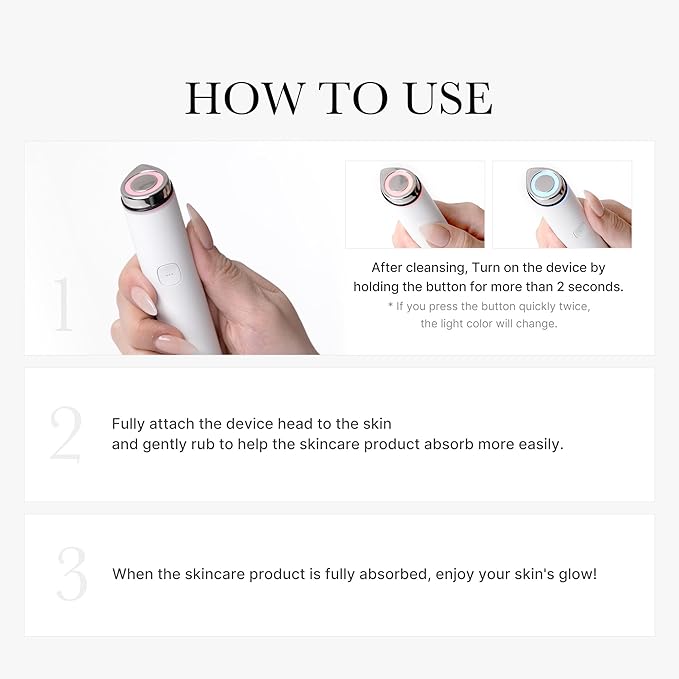 medicube Mini Booster Pro White | Affordable At-Home Facial Skin Care Tool for Beginners - Portable Glow Booster for Glass Skin, Boosting Skin Care Absorption, Skin care for teens, Korean Skin Care-Velvo Beauty