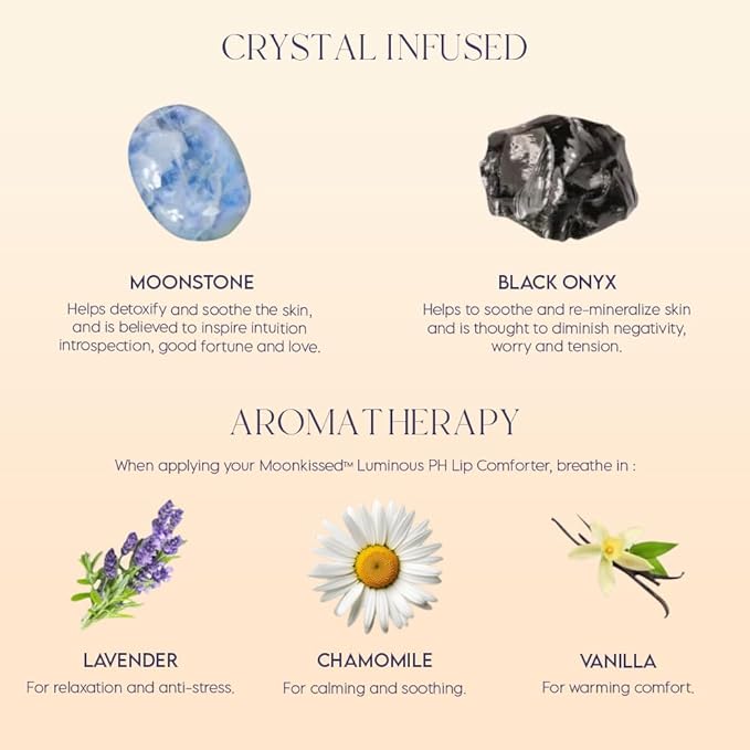 ieró Beauty Moonkissed Luminous PH Tinted Lip Balm w/Shea Butter & Vitamin E, Lip Care Moisturizer, Lip Plumper for Soft & Supple Lips, Paraben Free, Vegan, Sheer Berry w/Blue-Violet Shimmer-Velvo Beauty