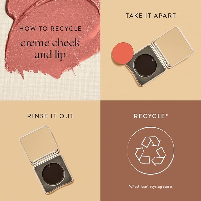 Honest Beauty 2-in-1 Creme Cheek Blush + Lip Color | EWG Verified, Vegan + Cruelty Free | Coral Peach, .1 oz-Velvo Beauty
